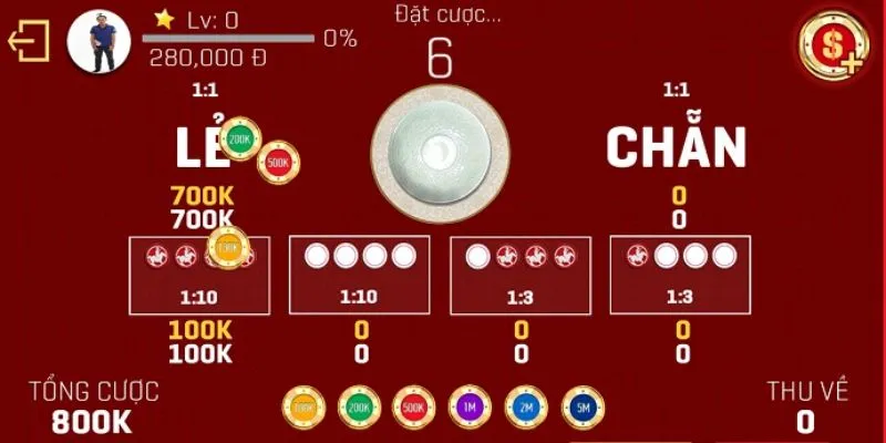 Tỷ lệ thưởng của cách chơi Xóc Đĩa chuẩn